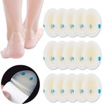 Blister Bandages, Blister Pads (15PCS) Gel Blister Cushions, Blister Pads, Hydrocolloid Seal Adhesive Bandages for Fingers, Toes, Heel Blister Prevention, Waterproof, ULTRA-THIN