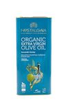 NOSTALGAIA 5 Liter Organic Extra Virgin Olive Oil, Fresh Harvest 2025/26, 100% Greek Koroneiki Variety, Cold-Pressed, Ultra Low Acidity, Rich in Polyphenols, 5L Tin