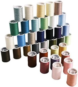 Sewing Thread Kits,36 Colors Polyester Threads for Hand Stitching, Quilting & Sewing Machine DIY Set of 50 Yards Per Spool