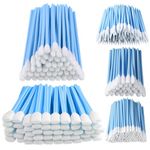 Multi-Purpose Foam Tip Cleaning Swabs - Square Round Cleaning Swabs (5 Types), Detailing Lab Swab Stick for Inkjet Printer, Camera, Optics Lens, Arts and Crafts, Automotive Detailing (250PCS)