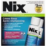 Nix Multi Pack Creme Rinse with Nit Removal Comb - 112gm - Effective Head Lice Treatment