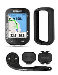 iGPSPORT BSC300 Bike Computer Sensor Set, Offline MAP Navigation 8GB Bluetooth ANT+ Wireless GPS Cycling Computer, with Cadence Speed Sensor