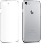 kwmobile Crystal Case Compatible with Apple iPhone SE (2022) / iPhone SE (2020) / iPhone 8 / iPhone 7 - Hard Durable Transparent Protective Cover - Transparent