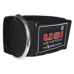 USI UNIVERSAL THE UNBEATABLE 7006 Nylon Ankle Cuff, Nylon Webbing, Soft Neoprene Lining, Hook & Loop Closure, Ankle Cuff to Enhance Legs, Abs & Glutes for Men & Women (Black, Pack of 1 Pc)