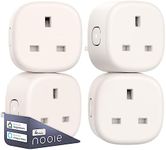 Smart Plug, Nooie 13A WiFi Smart Plug with Alexa and Google Home, Alexa Smart Plug with Voice Control, Alexa Plug Remote Control Timer, 2.4 GHz Wi-Fi Only(4 Packs)