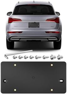 License Plate Rear Bracket for Audi Q5 Q5 Plug-in Hybrid Q5 Sportback SQ5 SQ5 Sportback 2009 2010 2011 2012 2013 2014 2015 2016 2017 2018 2019 2020 2021 2022 2023 2024 Plate Holder Set