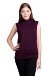 GODFREY Turtle Neck Winter Tops for Women Grape