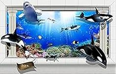 Underwater World Palace Roman Column Mural Custom 3D Wallpaper Paste Living Room The Wall for bedroom-200cm×140cm