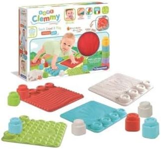 Clementoni - Tapis d'éveil pour bébé - Coordination & logique, Motricité - Blocs de Construction Premier âge- Made in Italy - Dès 10 Mois