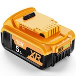 DCB184 XR Lithium-Ion Battery 18V 5.5Ah Replacement Battery for Dewalt Perfect Compatible for Dewalt DCB200 DCB180 DCB181 DCB182 DCB184 DCB201 for Dewalt Batteries