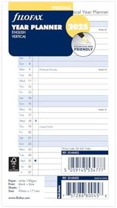 Filofax - Refill 2025 - Classic Vertical Year Planner Fold Out - Personal