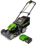 Greenworks 80V 17" Lawn Mower, 2.0 Ah Battery and Charger Included