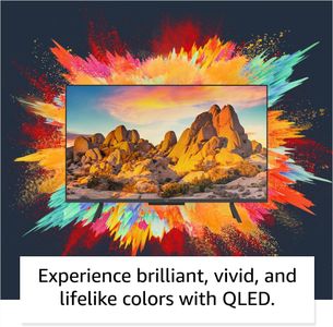 Amazon Fire TV 43" 4K QLED Smart TV – Ultra HD HDR Display