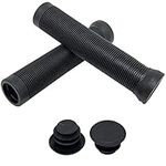 Bike Handlebar Grips - Mountain Bike Handle Grip - Lightweight and Ergonomic Grip for Scooter, Bicycle, Urban Bike. (Black)