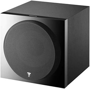 Focal Sub 1000 F - Amplified, Sealed, Compact Subwoofer, Black