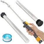 LESIWHOS RV Water Heater Set - Included RV Water Heater Anode Rod & RV Water Heater Tank Rinser - Compatible with Suburban and Mor-Flo Water Heaters [9.25" Long x 3/4" NPT Thread]