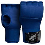 Hayabusa Hand Wrap | Gel Boxing Quick Hand Wrap Glove | Blue, Large