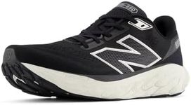 New Balance Men's M880B14 Running Shoe, Black/SEA Salt/Silver Metallic, 10.5