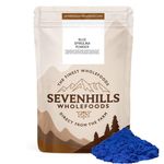 Sevenhills Wholefoods Blue Spirulina Powder 50g, 100% Natural Phycocyanin, Vibrant Blue Food Colouring & Ingredient, Rich in Protein