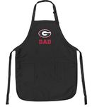 University of Georgia Dad Aprons Georgia Bulldogs Dad w/Pockets Grilling Gift Him Men