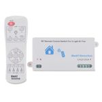 Blackt Electrotech Update Wireless Remote Control Switch System for 4 Lights and 1 Fan Speed Regulation Long Range (RF Remote)
