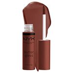 NYX PROFESSIONAL MAKEUP Butter Gloss, Silky smooth non-sticky formula lip gloss, Brownie Drip, 8mL