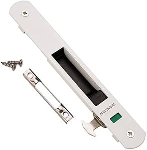 Porte Coulissante Fenêtre Crochet Serrure Serrure de Porte Coulissante (Blanc)