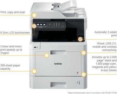 Brother Colour Laser Printer – DCP-L8410CDW, Wireless Duplex