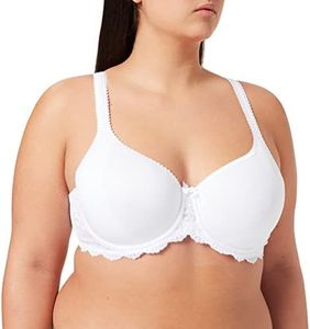Playtex Sujetador preformado con foam con aros de microfibra transpirable Mujer x1, Blanco, 90C