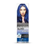 Colour-Freedom Gloss Pro 150ml Truly Blue Semi-Permanent Hair Colour - Ultra-Vibrant Vegan Colour Mask with PurePlex | Ammonia Free Colour Lasts Up To 6-10 Washes