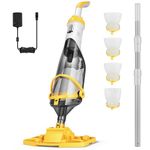 VIVOHOME Rechargeable Handheld Pool Vacuum Cleaner with Telescopic Pole includes 4-Pack Filter Bags Up to 60 Minutes Runtime for In & Above Ground Swimming Pool, Spa and Hot Tub