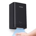 AIKE Surface Mounted ADA Compliant Hand Dryer with HEPA Filter,Black Model AK2822