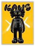 Aesthetic Kaws Yellow Poster – (12x