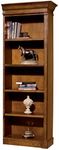Hekman Furniture Urban Ash Burl Executive Right Bookcase – Elegant Tall Premium Adjustable Shelf Wooden Bookcase for Office Home Office & Library Use with Modern Traditional Designer Style Storage