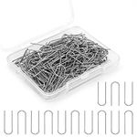 150 Pieces High Temperature Nichrome Wire Rings, U Hooks for Hobbyists DIY Pendant,Ornaments,Fusing in Glass