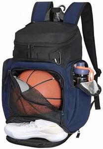 LARIPOP Basketball Backpack Large Sports Bag, Gym Bag with Ball Compartment and Shoe Compartment to Store Sports Shoes Water Bottles Laptops and Daily Necessities, Widely Used in Basketball, Soccer
