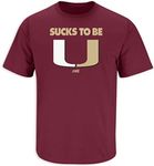 Smack Apparel Florida State Football Fans. Sucks to Be U Garnet T-Shirt (Sm-5X)