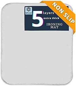 Ironing Mat for Table Top, Ironing Blanket, Portable Ironing Pad for Washer, Dryer, Pad for Travel, Non Slip Dots Backing, Iron Board Alternative Cover with Padding for Laundry (20x28 inch)