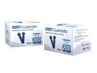 GlucoRx Sterile Lancets (30g), 200 Pack