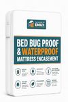 The House of Emily Bed Bug Proof Protector Mattress Encasement Cover Zippered Anti Dust Mite Breathable Total Mattress Protection (King 60" x 80" + 12" depth)