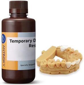 Antinsky Temporary Dental Model Resin for DLP LCD 3D Printer Resin 405nm High Precision High Hardness Fast Cure Time Teeth Textured Appearance Teeth Color A3 500g