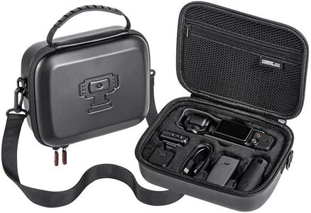 Osmo Pocket 3 - Funda con Correas para los Hombros, de Poliuretano portátil, para dji Osmo Pocket 3 Creator Combo Accesorios, Negro, Bolso Bandolera