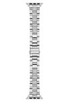 Michael Kors Band Compatible with Apple Watch, 38/40/41 mm - 20 mm Silver Stainless Steel, MKS8046