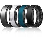 Egnaro Silicone Rings for Men 1/4/5