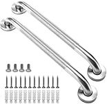 Shower Grab Bar, 2 Pack 16 Inch Stainless Steel Bathroom Grab Bars for Wall, Non Slip Handicap Shower Handles, Strong Toilet Bathtub Support Safety Accessories for Elderly Seniors Disabled