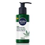 NIVEA MEN Sensitive Pro Ultra Calming Facial Balm (150 ml), Aftershave Balm Enriched With Hemp Seed Oil And Vitamin E For Stress-Minimising Face Care