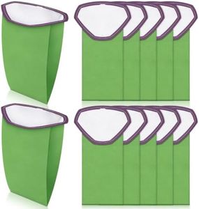 12 Pack 107313 Vacuum Bags Fit for Proteam Super Coach Pro 10 Backpack Vacuum