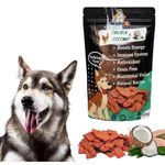 WiggleBoo Chicken & Coconut Dog Treat | Protein Rich | Fiber Rich | Crunchy Healthy Snacks (150 Grm)