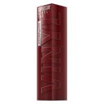 Maybelline New York Lip Colour, Smudge-free, Long Lasting up to 16h, Liquid Lipstick, Shine Finish, SuperStay Vinyl Ink, 55 Royal