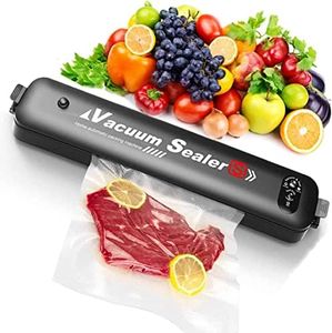 ELEXIQ Sealing Machine,Vacuum Sealer with 10 Vacuum Sealer Bags,Upgraded Automatic Food Sealer Machine for Food Preservation